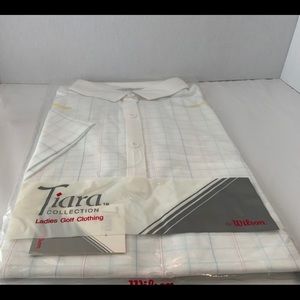 Wilson women’s Short sleeve small golf shirt